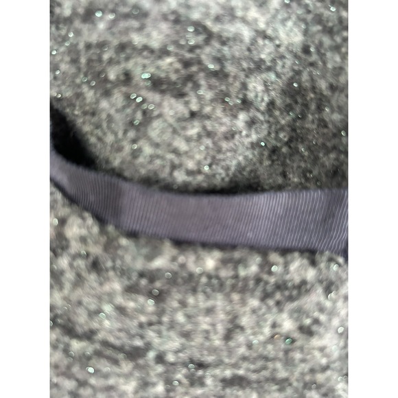 Lanvin Collection Boiled Wool Sweater Coat Gorgeous Lace Edge Button Down - Picture 5 of 16